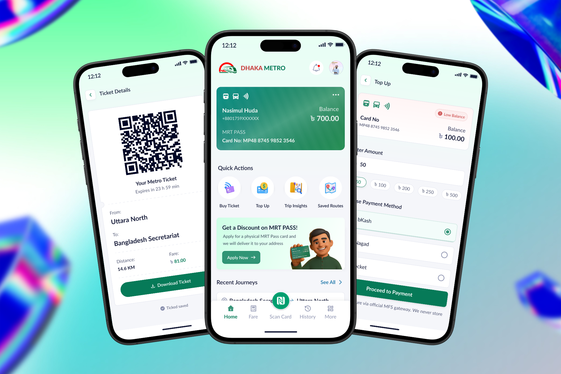 Metro Rail App